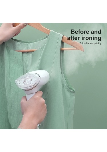 Createtech El Tipi Buharlı Ütü Yatay&dikey 1000w 100ml Çıkarılabilir Tank Hızlı Isınma Katlanabilir Kırışıklık Giderici Fırça