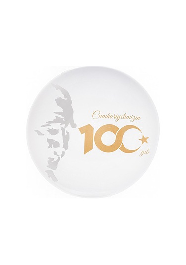 29 Ekim Cumhuriyet Bayramı Atatürk Servis Sunum Tabağı 28 Cm