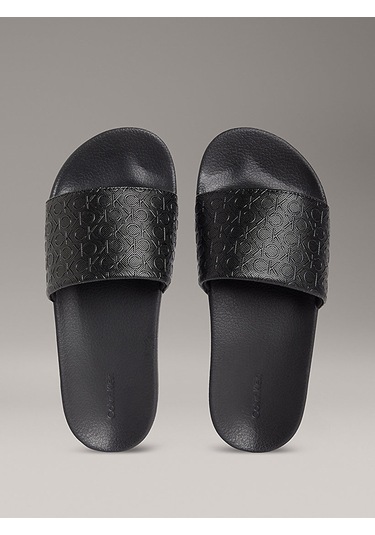 Calvin Klein Kadın Terlik Hw0hw02541beh Black