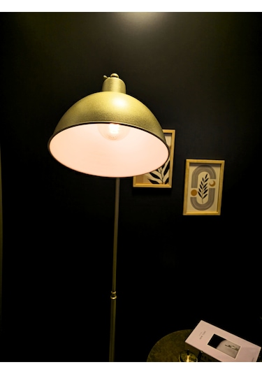 Luzarana Dolce Sarı Lambader Hareketli Başlık Modern Dekoratif Metal T... Sarı