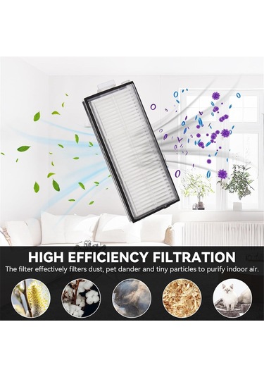 Leasetake Roborock Qrevo Master/v20/p10s Pro Vakum Ana Yan Fırça Paspas Bezleri Hepa Filtreleri Toz Torbaları İçin 23 Adet Yedek Parça Leasetake Roborock Qrevo Master/v20/p10s Pro Vakum Ana Yan Fırça Paspas Bezleri Hepa Filtreleri Toz Torbaları İçin 23 Adet Yedek Parça