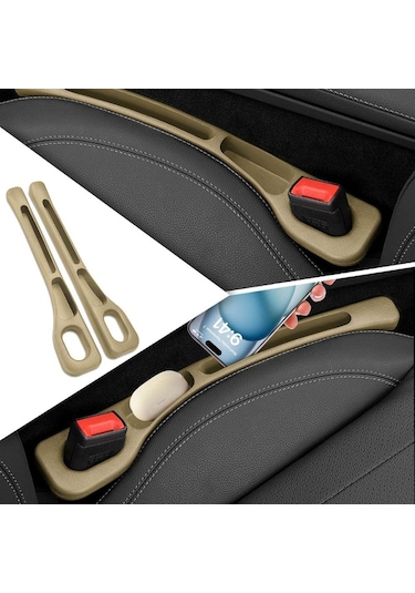 Carmind Oto Koltuk Arası Boşluk Doldurma Pedi Bej