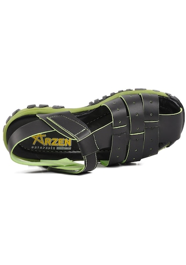 Ayakmod Arz 3100-f Siyah-yeşil Erkek Çocuk Sandalet 001