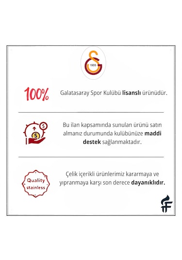 Gs Çubuk Çelik Kolye