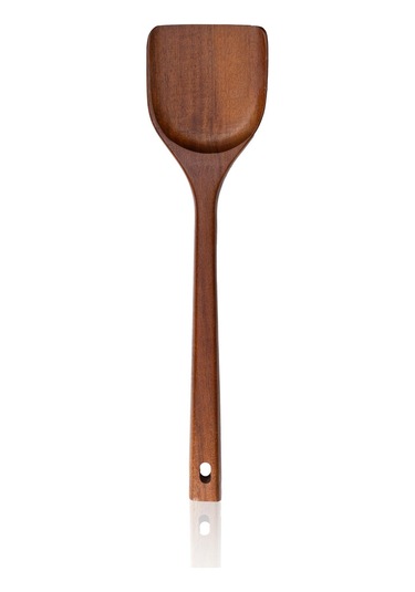 The Mia Natura Akasya Spatula 34x9 Cm Kahverengi