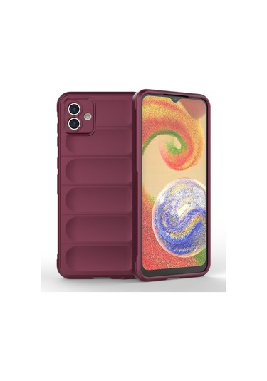 Samsung Galaxy Uyumlu A04 Kılıf Optimum Lens Çerçeveli Silikon Kapak