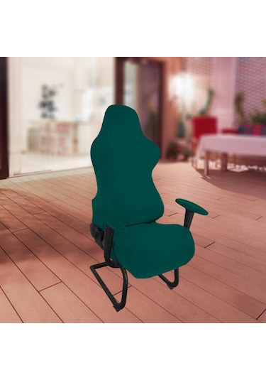Suntek Magideal Dönen Sandalye Uzanmış Yarış Oyun Koyu-yeşil