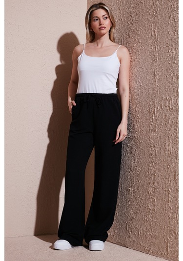 Fashion Friends Bayan Pantolon 25y0249k1 Siyah Siyah