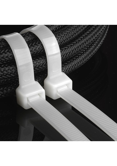 Kablo Bağı 4.5x200mm Beyaz 100 Adet