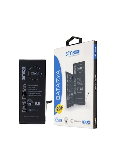 Simex Apple Uyumlu iPhone 6s Plus İle  Performance Sbt-02 Batarya