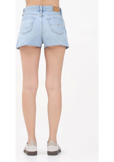 Tommy Hilfiger Hot Pant Bı6019 Kadın Şort Dw0dw200951ab Denim