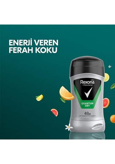 Rexona Quantum Dry 48H Erkek Stick Deodorant 50 ML
