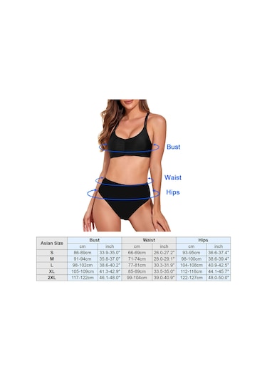 Geeroyoo Kadınlar İçin Yazlık Desenli Yüksek Bel İki Parça Mayo, Ayarlanabilir Y Sırt, Mavi Çiçek Desen, Asya Beden L Kraliyet Mavisi