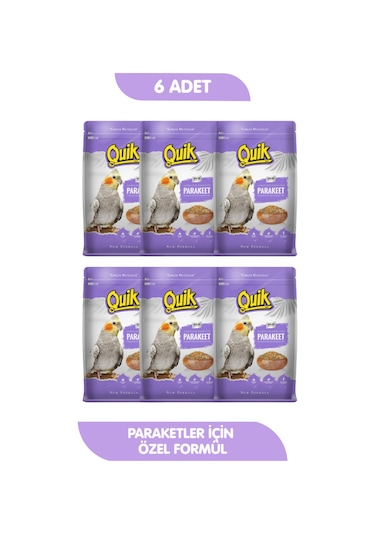 6lı Set Paraket Yemi Yenilenen750 Gr