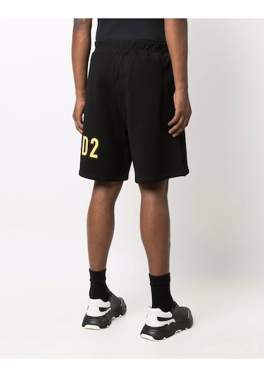 Dsquared2 Erkek Şort S74Mu0708 Siyah