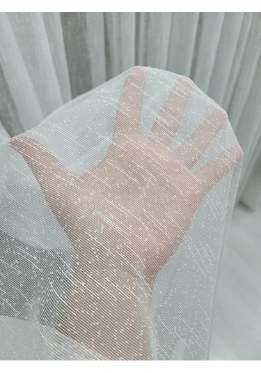 Bbb Naturel Keten Tül Perde Ekru Et3011