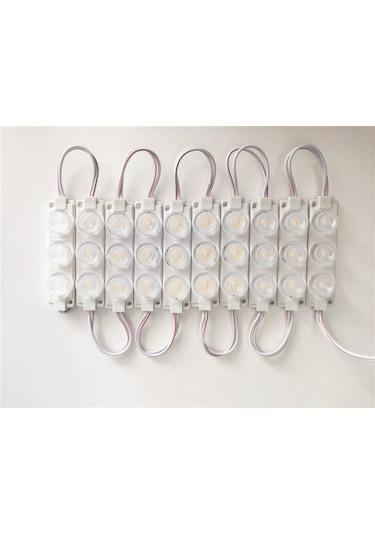 Replax Camlı Parmak Led Lamba Amber 12 Volt Su Geçirmez 10,lu 3m