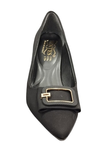 Ventes 22211920z Sivri Burun 7 Cm Kadeh Topuk Kadın Şık Topuklu Nubuk Ayakkabı Siyah