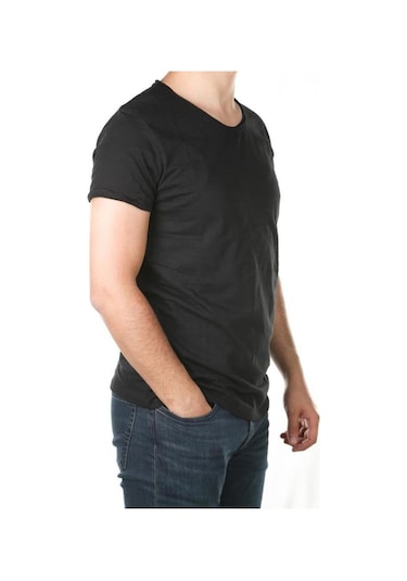 Bad Bear V Neck T Shırt Nıght Erkek T Shirt 001