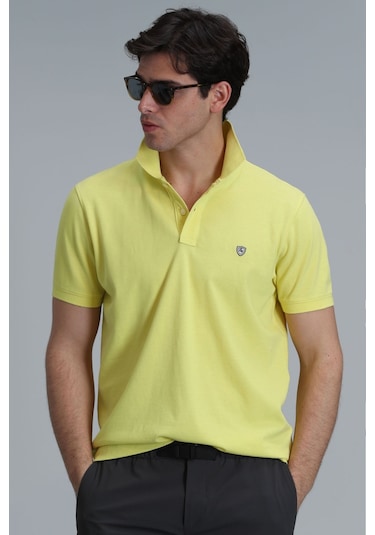Lufian Erkek Laon Smart Polo T-shirt 111040164 Sarı