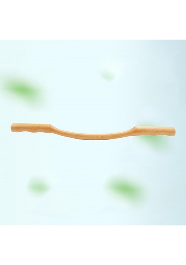 Suntek Ahşap Guasha Kazıma Çubuk Masaj Aracı Kazıyıcı Geri Bej