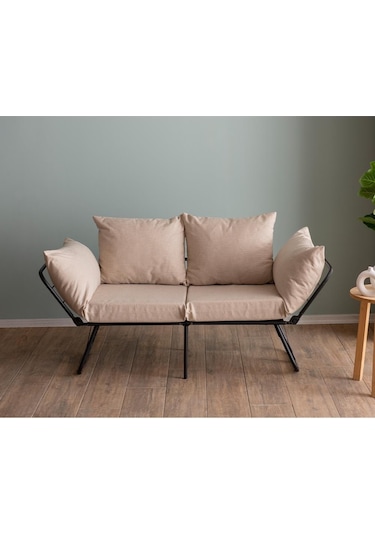 Pafu Viper İkili Katlanır Yataklı Koltuk Keten Krem