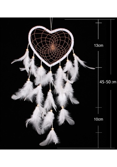 Homyl Tüy Ev Düğün Dekorasyon Araba Süsleri Ile Kalp Beyaz Tarif Edildiği Gibi