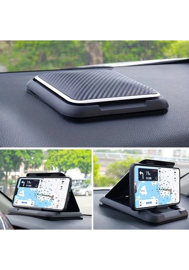 Chuangyinshop Evrensel Araç Telefon Tutucu - Siyah - İphone, Galaxy Uyumlu