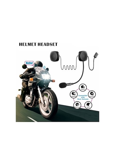 Flybuy Kablosuz Bluetooth Kulaklık, Motosiklet Kaskı Hoparlör, Güvenli Sürüş