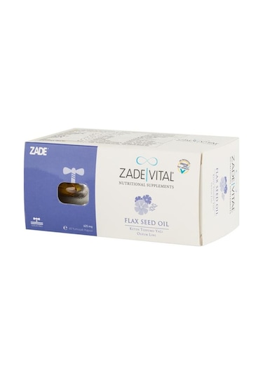 Zade Vital Keten Tohumu Yağı 625Mg 60 Kapsül