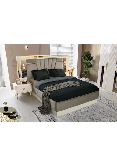 Askar Mdf Bazalı Karyola Ve Başlık 160 x 200 CM