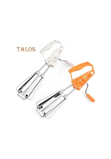 Turuncu Yumurta Karıştırıcı El Krank Karıştırma Kolay Temizlenebilir Katı Yapımı Süt Krema Hamur Yumurta Çırpma Mutfak Aletleri