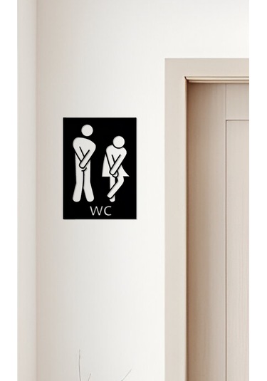 Wc Tabelası, Tuvalet Levhası, Kadın Erkek Tabela, Yönlendirme Levhaları 42