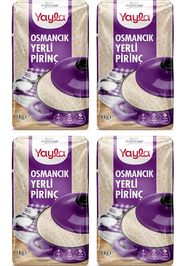 Yayla Osmancık Pirinç 1 Kg X 4 Adet