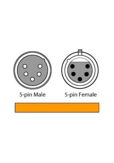 Dmx Kablo 5 Metre 5 Pin