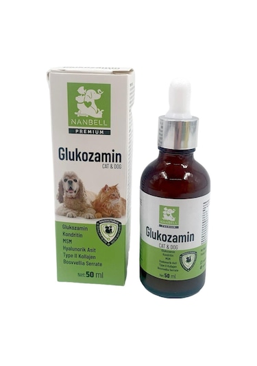 Nanbell Kedi Köpekler İçin Msm ve Kondritinli Glukozamin 50 ML
