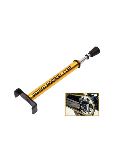 Chuangyinshop Ayarlanabilir 10 Pound Motor Kayışı Gergi Ölçer Dayanıklı Metal Taşınabilir