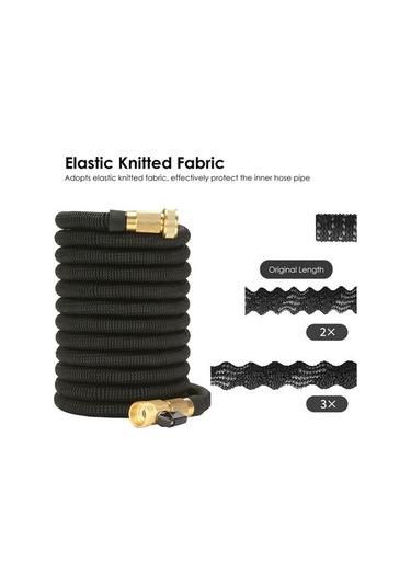 Pazly Genişletilebilir Bahçe Hortumu - Pratik, Esnek, Nozullu Zemin Yıkama, Sulama, Hayvan Temizliği