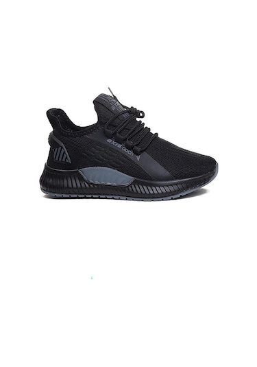 Celira Axs Siyah Triko Erkek Sneaker Spor Ayakkabı Siyah