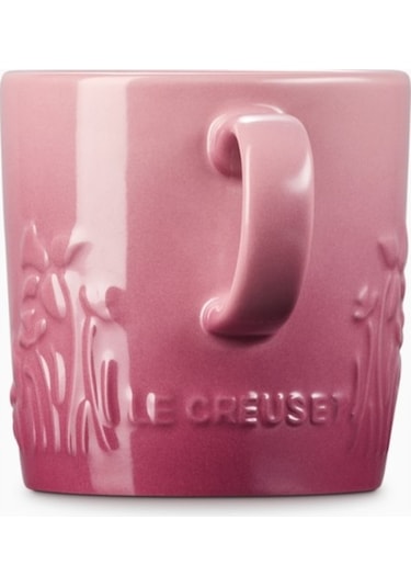 Le Creuset Jardin Çiçek Desenli Seramik Kupa Rose Quartz