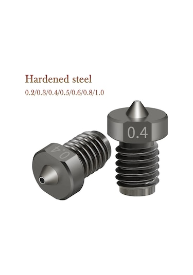 Shineyee Tt3d Sert Çelik Nozzle, 0.4mm Çıkış Çapı, 1.75mm Filament Uyumlu, 3d Yazıcı Aksesuarı, Tekli Paket