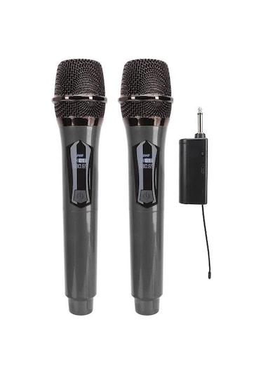 Electroon T-mt07-ee Uhf Sabit Frekanslı 2 Adet Kablosuz Telsiz El Mikrofon