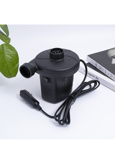 Moveevo 50w Otomobil Pompa, Hızlı Şişirme/boşaltma, 280l/dakika, Abs Malzeme, 3 Uyumlu Ağız, Kamp/yazlık Ürünler İçin Taşınabilir