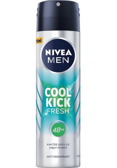 Nivea Men Cool Kick Fresh Erkek Sprey Deodorant 150 ML