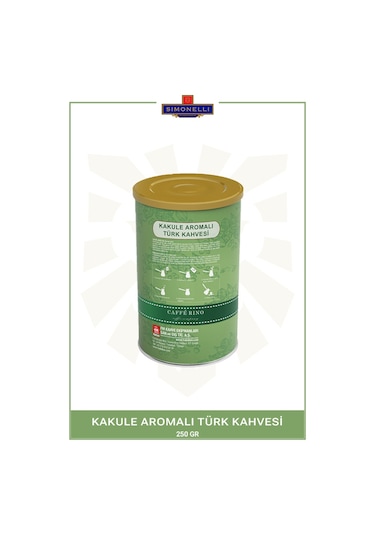 Caffe Rino Kakule Aromalı Türk Kahvesi 250 G