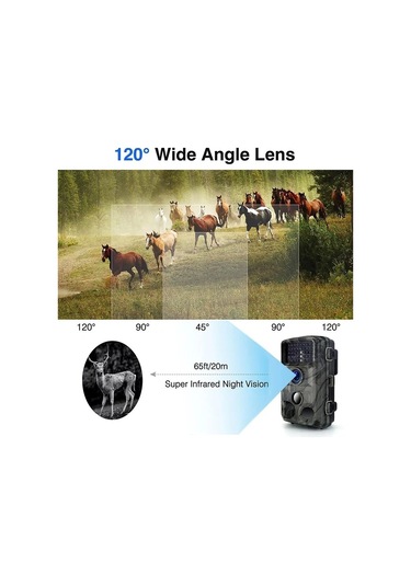 Kalite Sepetinde Fotokapan Avcılık Takip Kamerası Hareket Sensörlü Gece Görüşlü Yüksek Görüntü Kalitesi