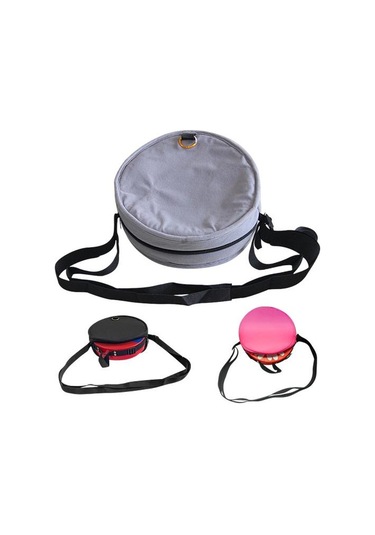 Siyah Aşınmaya Dayanıklı Tabure Omuz Çantası Geniş Uygulama Yürüyüş Turları Organizasyonu İçin Pratik Katlanabilir Kese Depolama Siyah