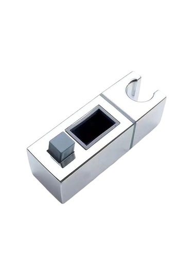 Primepickings C Yenı Duş Aksesuarları Duş Başlığı Tutucu Braketi Raf Ayarlanabilir Yedek Braket Banyo Sü 2 Katlı Gri