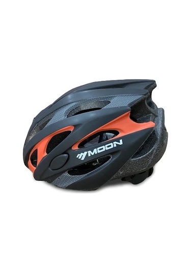 Moon Mv-29 Kask Işıklı - Mat Siyah Carbon Kırmızı - L Kırmızı - Siyah