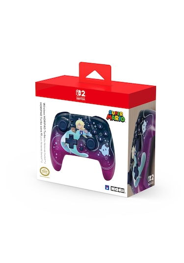 Nintendo Switch 2 HorApple iPad Uyumlu  Turbo Kablosuz Oyun Kolu Rosalina Universe Pro Controller